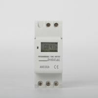 Interruptor de Tiempo Digital Programable para Riel DIN, 220V, Pantalla LCD, Temporizador Semanal, Relé de Encendido/Apagado Automático, Certificado CE