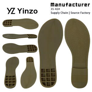 พื้นรองเท้าดีไซน์ใหม่สำหรับผู้หญิง พื้น TPR ขายดี พื้นรองเท้าแบบแบน พื้นรองเท้าใส่สบายสำหรับรองเท้าแตะ - Product Image 2