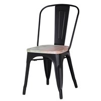 Chaise en fer vintage métallique, meuble de salle à manger, café, Restaurant, salle à manger, industriel, en laiton