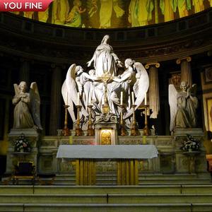 Estatua de mármol personalizable de la Iglesia de la Magdalena, estatua de mármol de Santa María de Rapture, Charles Marochetti - Product Image 4