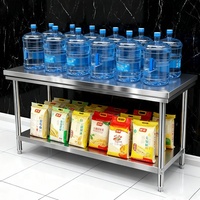 Table de travail professionnelle en acier inoxydable certifiée CE CHUJUREN, robuste, stable, détachable, pour un transport facile
