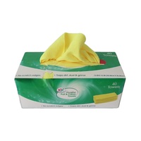 Serviette de lavage jetable pour vaisselle de cuisine Chiffon de nettoyage en microfibre réutilisable dans une boîte