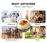 Brand New Gluten Free Natural Nutrition Instant Low Carb Self Heating Shiritaki Dried Waterless Konjac Rice