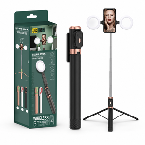Trípode Alto JC-18H con Luz LED Individual, Soporte de Piso de Acero Inoxidable de 1700 mm - Product Image 1
