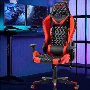 Chaise <span class=keywords><strong>Gamer</strong></span> en Gros Design Ergonomique Haute Gamme Cuir Coussin en Mousse Douce Accoudoirs 2D Meubles de Salle de Jeux Chaise de Jeu - Product Image 4