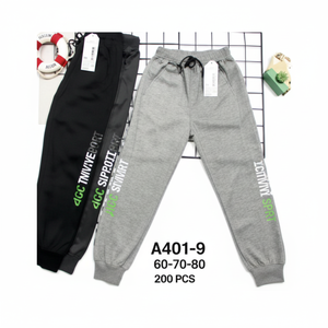 Pantaloni sportivi invernali per bambini pantaloni della tuta di cotone stampati Leggings lunghi per bambini per bambini di tutte le età - Product Image 1