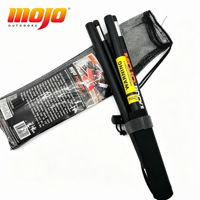 MOJO Outdoors Pocket Pick Stick, tige magnétique réglable, sections pliables, filet inclus, sac durable pour la chasse et les leurres