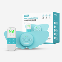 Alat TENS Portabel dengan Remote Control, Pijat Pulsa Panas yang Dapat Digunakan Kembali, Produk Terlaris di Eropa, Bantalan Gelombang Air