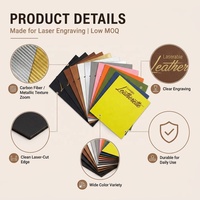Panneau en similicuir laserable, matériau laserable personnalisé, feuilles de similicuir laserable de haute qualité, vente en gros