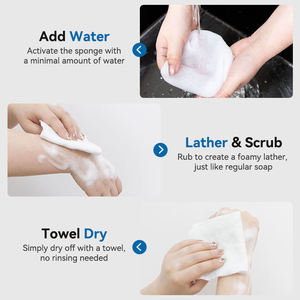 Khăn mặt dùng một lần lojesi, khăn tắm ngâm và tạo bọt tích hợp, Khăn tẩy trang mặt thấm nước và dày - Product Image 2