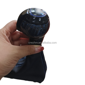 Perilla de cambio deportiva de fibra de carbono azul Black <span class=keywords><strong>Warrior</strong></span> importada de alta calidad, compatible con Volkswagens y Audis - Product Image 3