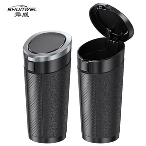 Cubo de basura portátil para coche Shunwei, cubo de basura con forma de taza para el interior del coche. - Product Image 2