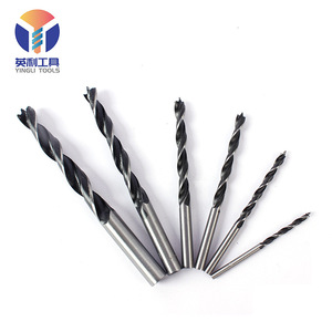 Forets de perçage Yingli pour le travail du bois, 3mm, 4mm, 5mm, 6mm, 7mm, 8mm, 9mm, 10mm, 12mm, en acier à haute teneur en carbone, pour une finition lisse - Product Image 1