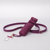 Sangle de téléphone bandoulière réglable avec pochette, porte-cartes et portefeuille pour téléphone portable, détachable, pour voyage et mode