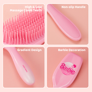Peine para Cabello MINISO <span class=keywords><strong>Barbie</strong></span> Serie <span class=keywords><strong>Rosa</strong></span> Degradado, Peine Compacto <span class=keywords><strong>de</strong></span> Plástico <span class=keywords><strong>de</strong></span> Alta Calidad para Niñas - Product Image 2