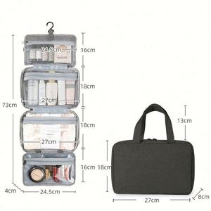 Factory Direct Sales Small Batch Waterproof Toiletry Bag Hanging Travel Bag <b>Makeup</b> <b>Storage</b> High Quality Colorful Bag - Product Image 1
