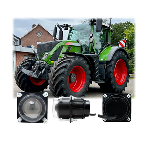 Phares à LED ronds blancs froids de 18W avec feux de croisement Phare à LED en aluminium de 90mm pour <span class=keywords><strong>Fendt</strong></span> G334900160012 - Product Image 3