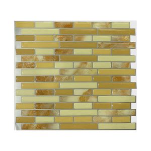 12*12 11.8*11.8 Polegadas Branco Preto Cor DIY 3D Casca e Vara Empilhada Cozinha Subway Mosaico Tile Adesivos - Product Image 2