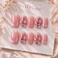 Ongles à presser en acrylique faits main, courbes carrées 2.0, marque privée, couverture complète PMMA 3D dorés, 10 pièces