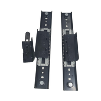 Rail de guidage robuste télescopique coulissant pour fenêtre en baie, bureau, table escamotable, rebord de fenêtre, cuisine, salle de sport, avec verrouillage