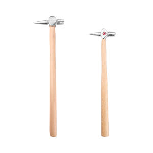 Marteau d'inspection Tuosen avec manche en bois, 406 mm, en acier à haute teneur en carbone, outil d'entretien pour la construction ferroviaire - Product Image 3