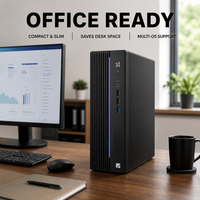 PC Desktop Kantor Profesional Zhaoxin 8 Core KX-U6780A 2.7GHz 16GB DDR4 512GB NVMe SSD LCD untuk Bisnis