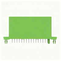 Connecteur de carte à fil mâle vertical TE 2137614-1, série MQS, pas de 2,54 mm, 32 broches, pour panneau d'instrument automobile 12 V et BCM