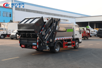 Camion compacteur à moteur diesel avec télécommande et boîte de vitesses, norme Euro 3, mini camion compacteur