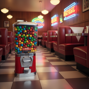 Máquina Expendedora de Bolas de Goma Vevor de 17 Pulgadas, Dispensador de Dulces Operado con Monedas, Diseño Vintage, Uso Comercial - Product Image 2