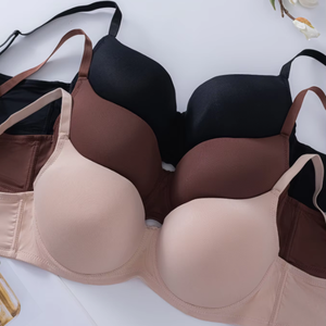 IBGUH Bralette confortable à armatures pour femme, bretelles réglables, soutien-gorge push-up de couleur unie OEM, brassier grande taille pour femme - Product Image 1