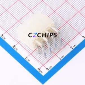 ZX-5557-4.2-2-4PWZ Wire-to-Board Pin Header Bent Lead Through Hole,P=4.2mm 2x4P 4.2mm Right Angle Insert Mini-Fit (MX 4.2) - Product Image 2