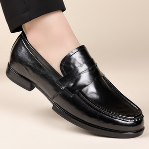 <span class=keywords><strong>Anax</strong></span> formale 38-44 a due strati in pelle bovina EVA in gomma abito nero senza leasing moda da uomo formale da sposa scarpe in pelle da uomo - Product Image 5