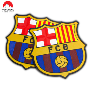 Etichette in Silicone Personalizzate Professionali, Patch con Logo <span class=keywords><strong>di</strong></span> Club Calcistici, Stemmi per Maglie Sportive, Etichette in Silicone 3D - Product Image 4