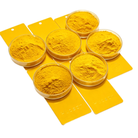 Peinture en poudre époxy polyester thermofusible jaune-orange, anti-corrosion, pulvérisable, couleurs RAL personnalisées, peinture pour meubles, directement de l'usine