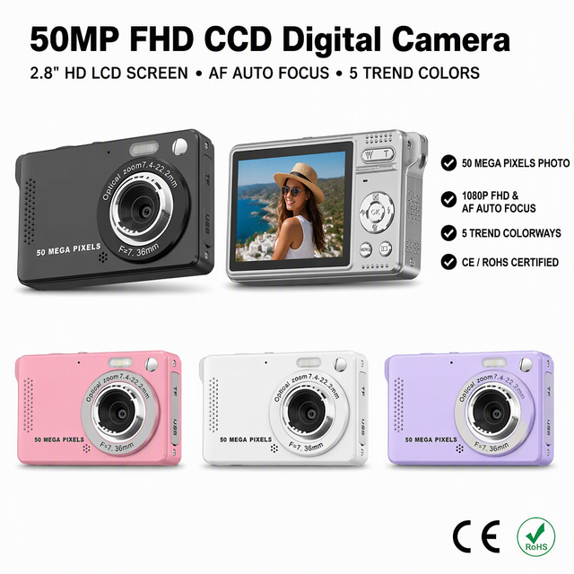 Video Camera Vlogging HD AF Focus 1080p video Camcorder 16X Digital Zoom Vlog Digital Cameras