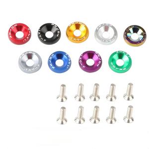 ตัวดัดแปลงสไตล์รถ,ตัวยึดแผ่นบังโคลนรถ M6สกรูแผ่นป้าย<span class=keywords><strong>ทะเบียน</strong></span> Toyota Honda ปะเก็นทั่วไปสำหรับ<span class=keywords><strong>รถ</strong></span>ส่วนใหญ่ - Product Image 2