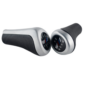 Poyracing Car Gear <b>Knob</b> Leather 5-6 Speed Manual <b>Shift</b> BMW 1 3 5 6 Series Ergonomic Design - Product Image 5