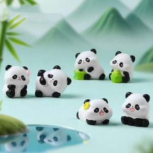 Figuras Decorativas de Resina de Osito Panda para Jardín de Hadas, Accesorios de <span class=keywords><strong>Arte</strong></span> DIY Misteriosos, Miniaturas, Juguetes - Product Image 3