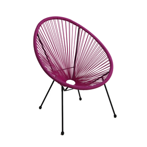Silla de mimbre plegable de tejido ovalado para exteriores, conjunto de bistró, silla de paseo, para el sol - Product Image 4
