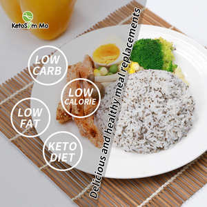 Groothandelsprijs Afvallenvriendelijke Maaltijdvervanger Shirataki Rijst Chia Zaden Konjac Gedroogde Rijst - Product Image 2