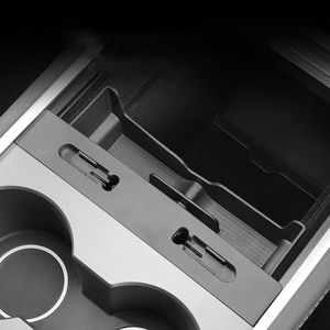 Caja <span class=keywords><strong>de</strong></span> almacenamiento <span class=keywords><strong>de</strong></span> gafas <span class=keywords><strong>de</strong></span> Control Central fácil <span class=keywords><strong>de</strong></span> <span class=keywords><strong>limpiar</strong></span> a prueba <span class=keywords><strong>de</strong></span> polvo impermeable 3D TPE personalizada para Tesla Model Y 2024 - Product Image 2