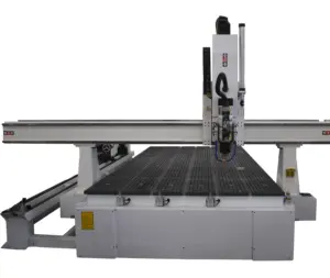 Máquina central de madeira cnc 4 eixos, cabeça oscilante, máquina atc cnc roteador 1530 2040, máquina para trabalhar madeira de tamanho grande