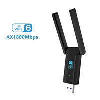 Adaptateur Wifi USB3.0 AC 1300 Mbps en gros, double bande 5.8G, Wifi 6, adaptateur USB, lecteur gratuit, dongle USB3.0 externe, antenne pour PC