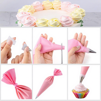 700-teiliges Hochwertiges Kohlenstoffstahl Tortendreher-Set Kuchen-Dekorationswerkzeuge Spritztüllen Backbleche für Kuchen