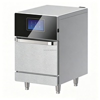 Horno de Convección Profesional de Alta Velocidad de Acero Inoxidable con Microondas, Potencia de 1.5-3KW, Diseño de Tubo Único Independiente