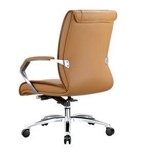 Chaise de bureau en cuir moderne et confortable 36019-6004C/B/A - Product Image 4