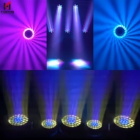 Iluminación DJ, Luz Móvil LED 4 en 1 de 37x40W, Efecto Ojo de Abeja, RGBW, Zoom Wash, con Control DMX512 y Temperatura de Color Ajustable para Eventos y Fiestas