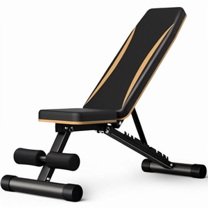 Banco de Pesas Ajustable SAERDE FitGoods, Plegable, de Acero de Aleación Resistente, para Entrenamiento en Casa o Gimnasio, Capacidad de 660 LBS, Inclinable y Declinable - Product Image 1