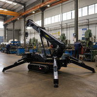 Grue araignée compacte de 10 tonnes avec nivellement automatique pour les opérations de levage en entrepôt et en usine au quotidien
