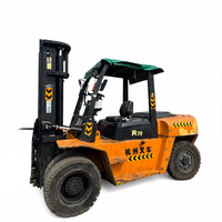 Chariot élévateur diesel à grande capacité R70T à mât bi-étages, contrepoids, pour entrepôt, quai, usine, cour